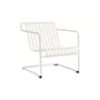 Palissade Cantilever Lounge Low armchair metal white - Hay