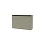 Mobile per scarpe Hide legno grigio / L 69,6 x H 46,8 x P 20 cm - MONTANA