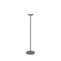 Schnurlose Outdoor-Stehleuchte Mooon! LED metall plastikmaterial grün / Kugel aus Plastik - H 134 cm - Bluetooth - Fermob