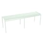 Panchina Luxembourg metallo verde 3/4 posti / L 145 cm - Alluminio - Fermob