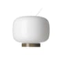Chouchin Reverse n°3 Pendant glass white grey Ø 30 cm x H 25 cm - Foscarini