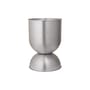 Pot de fleurs Hourglass Medium métal argent / Ø 40 x H 59 cm - Ferm Living