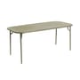 Table rectangulaire Week-End / 180 x 85 cm - Aluminium - Petite Friture