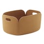 Restore Basket textile orange / 35 x 48 cm - 100% recycled felt - Muuto