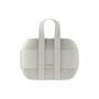 Lunch box Food à porter plastique gris / Large - 3 compartiments - Alessi