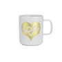 Mug Love Heart céramique or / Motif by Alexander Girard (1971) - Vitra