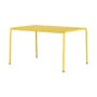 rechteckiger Tisch Panorama metall gelb / 130 x 90 cm - 4 bis 6 Personen - TIPTOE