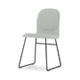 Sedia imbottita Hi pad tessuto blu grigio / Jasper Morrison, 1999 - Tessuto - Cappellini
