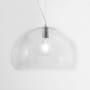Suspension FL/Y Small plastique transparent / Ø 38 cm - Kartell