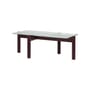 Table basse Kob rouge / 105 x 55 x H 40,5 cm - NOO.MA