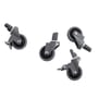  Casters metal grey / Set of 4 Casters - Hay