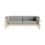 Sofa Kube textil grau / L 220 cm - Normann Copenhagen