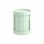 Rangement Facet Low vert menthe / H 49 cm - 1 porte / Avec roulettes - Hay