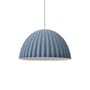 Schalldämpfende Hängelampe Under The Bell Small textil grau / Ø 82 cm – Filz - Muuto