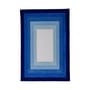Tappeto Blue Lens tessuto blu / 210 x 140 cm - Tuftato a mano - COLORTHERAPIS