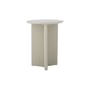 Tavolino d'appoggio Edith legno bianco / Ø 40 x H 50 cm - Bloomingville