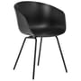  About a chair AAC26 Armchair plastic material black / Recycled - Hay