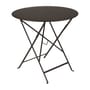 Klapptisch Bistro metall braun /Ø 77 cm - 3/4 Personen - Loch für Sonnenschirm - Fermob