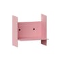 Étagère Pli métal rose / L 20 x P 15 cm - TIPTOE