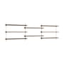 Étagère Wall Shelving – ws.65.3 bois marron / L 239 x H 65 x Prof. 17,5 cm - MOEBE