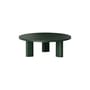 Tavolino Galta Forte legno verde / Ø 100 x H 36 cm - KANN DESIGN