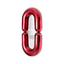 Zodiac Bumper Large Wall mirror ceramic red / W 55 x H 110 cm - Jean-Baptiste Fastrez, 2020 - Moustache