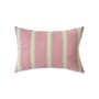 Cuscino Woven Striped tessuto rosa / 60 x 40 cm - HK LIVING