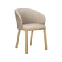 Gepolsterter Sessel Unda textil beige - Ethnicraft