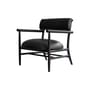 Nama Lounge armchair leather wood black - 101 COPENHAGEN