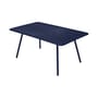 rechteckiger Tisch Luxembourg metall blau / 165 x 100 cm - 6 bis 8 Personen - Fermob
