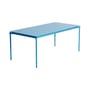 Table rectangulaire Fromme métal bleu / Aluminium - 180 x 90 cm - Petite Friture