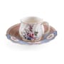 Tasse à café Hybrid Djenne céramique multicolore / Set tasse à café + soucoupe - Seletti