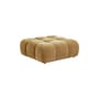 Sitzkissen Waffle textil braun / Sofa modulierbar – 104 x 104 cm - NV GALLERY