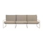 Canapé de jardin 3 places Desert Dolce / L 233 cm - Ferm Living
