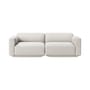 Sofa Develius A textil beige / 3-Sitzer - L 220 cm - &tradition
