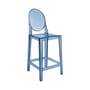 Hochstuhl One more plastikmaterial blau / H 65 cm - Kartell