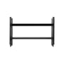 Lager Low console metal black / W 77 x D 28 x H 50 cm - Ferm Living