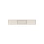 Meuble TV suspendu Octave V bois blanc / L 138 x P 30 x H 24 cm - MONTANA