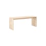 Panchina Join-In legno naturale / L 115 cm - KARUP