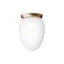Plafonnier Rizzatto 171 verre blanc / Ø 17 cm - NUURA