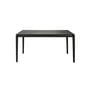 Bok Rectangular table wood black / Solid oak 180 x 90 cm - 8 people - Ethnicraft