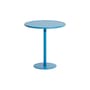 Week-end Round table metal blue / Ø 70 cm - Aluminium - Petite Friture