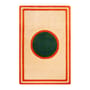 Tennis Court Rug textile orange / 300 x 200 cm - Hand-tufted wool - COLORTHERAPIS