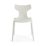 Stapelbarer Stuhl Re-Chair plastikmaterial weiß / Recyceltes Material - Kartell
