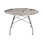 Table ronde Glossy Marble / Ø 128 cm - Grès effet marbre - Kartell