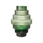 Steps Large Vase glass green / Ø 35 x H 50 cm - Hand-blown glass - Pols Potten
