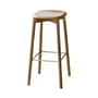 Soft Edge 82 Bar stool natural wood H 75 cm / Wood - Hay