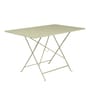 Klapptisch Bistro metall grün / 117 x 77 cm - 6 Personen - Sonnenschirmloch - Fermob