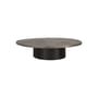 Slice Coffee table metal brown / 138 x 123 x H 33 cm - Ethnicraft