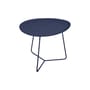 Couchtisch Cocotte metall blau / L 55 cm x H 43,5 cm - abnehmbare Tischplatte - Fermob